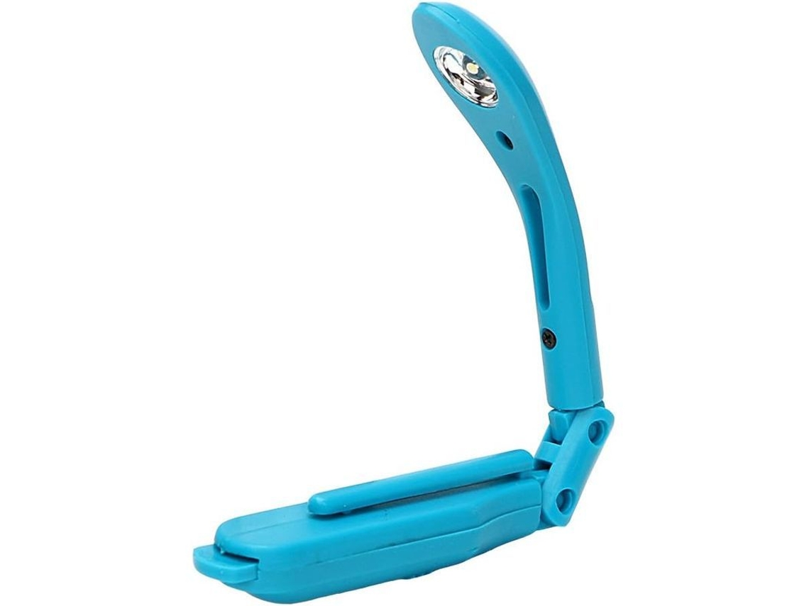 Luz De Lectura Ajustable Alimentada Por Batería Plegable (azul)