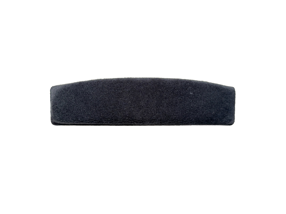 Diadema de repuesto compatible con auriculares Sennheiser HD579, franela negra.