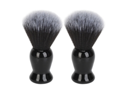 2pcs Cepillo De Barbijo Para Hombre Para Espumar Y Crema Con Mango Ergonómico Y Secado Rápido