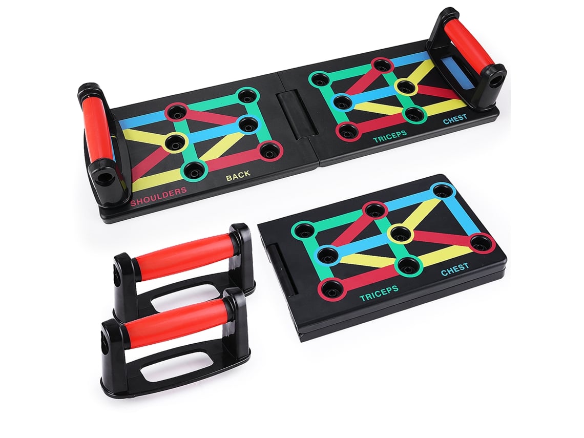 2026rebe-tabla De Flexões Dobrável 12 Em 1 Tomshoo Push-up-board With Banda De Resistência Para Treinamento Muscular E Musculação
