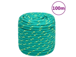 Cuerda De Barco Polipropileno Verde 18 Mm 100 M