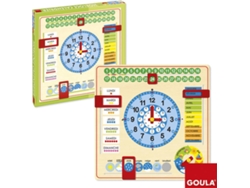 Calendario Con Reloj Para Aprender Sobre Meses, Estaciones, Días Y Horas