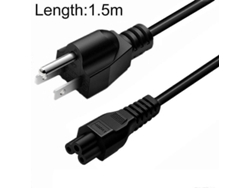 Cable De Alimentación Para Portátil Americano De 3 Pines, Longitud: 1,8 M