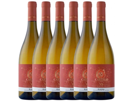 Vino CASTELO DE MEDINA Castelo De Medina Vendimia Seleccionada Sauvignon Branca Rueda (0.75 L - 6 unidades)