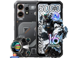 Smartphone OSCAL Marine 3 + W50 Pro (6,56'' 24 Gb 128 Gb Negro)