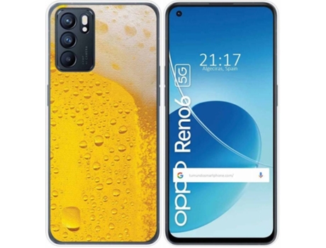 Carcasa Oppo Reno 6 5G TUMUNDOSMARTPHONE Cerveza Multicolor