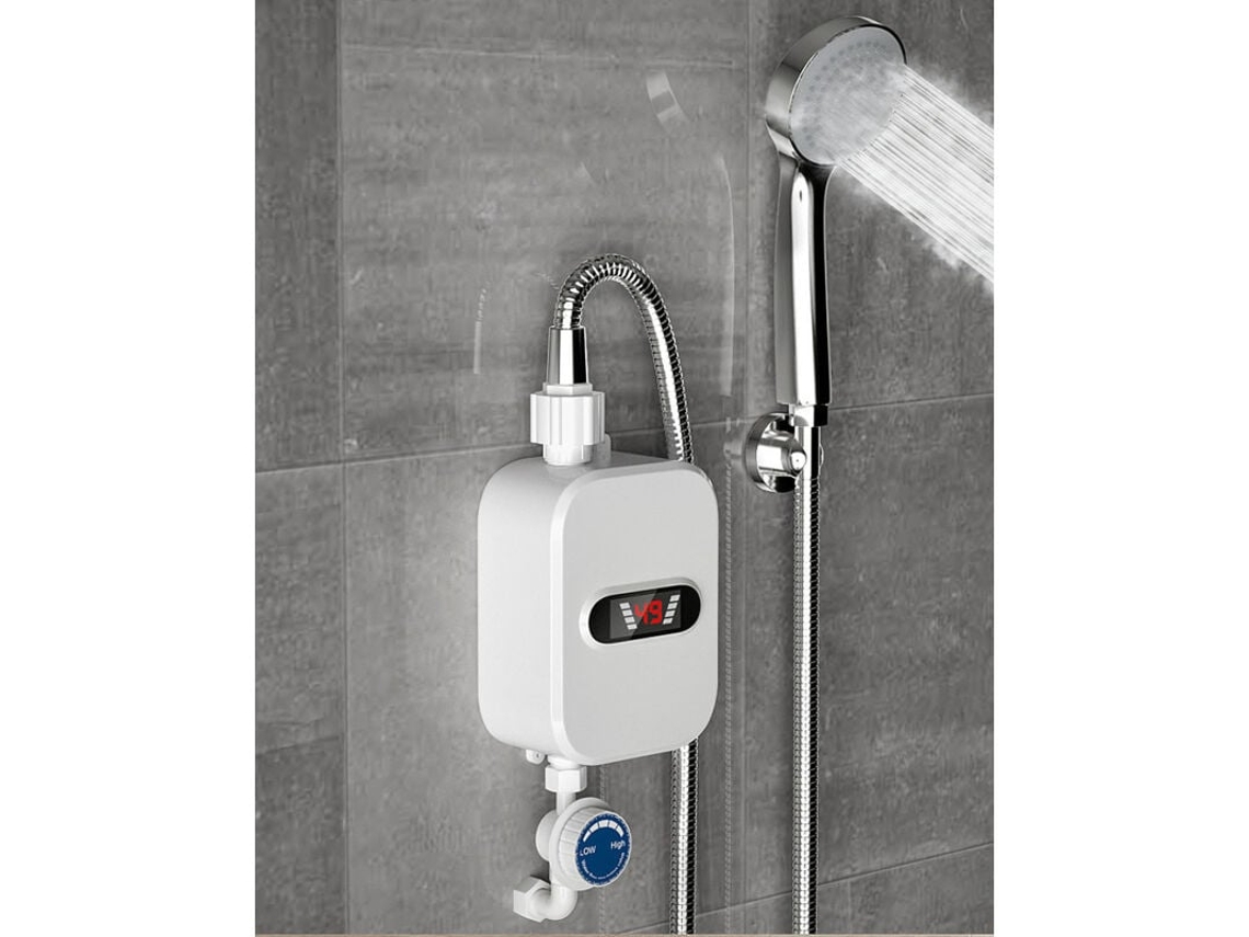 Mini calentador de agua eléctrico instantáneo de 3500 W y 220 V para cocina y baño, rápido y compacto, de Btforus.