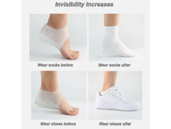 Plantillas Invisibles De Silicona Para Aumentar La Altura En 5 Cm, Reutilizables Para Hombres Y Mujeres.