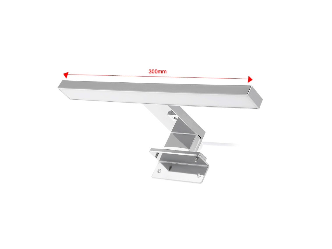 2026-luz Led Para Espejo Baño Luz De Gabinete Luz De Maquillaje Ip44 Blanco Neutro Longitud 300mm