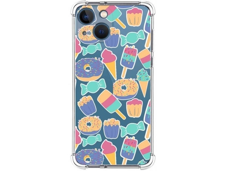 Carcasa iPhone 13 Mini (5.4) TUMUNDOSMARTPHONE Dulces 02 Dibujos Multicolor