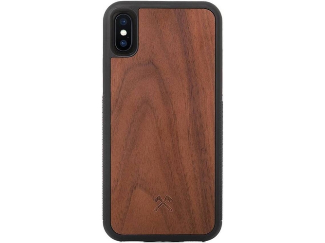 Carcasa iPhone XS Max WOODACESSORIES Ecobump Marrón