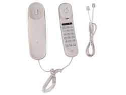 Mali telefone Fixo com Fio Multifuncional Som Claro Volume Ajustável Montável na Parede para Lar Hotel Escritório Branco