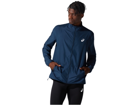 Chaqueta ASICS Hombre (Poliéster - Azul - M)