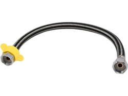 Manguera de suministro de agua con conector para grifo, de nailon trenzado y acero inoxidable 304, 40 cm, CHABERLU