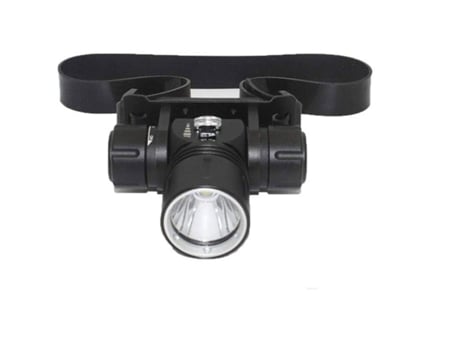 Linterna frontal LED La lámpara frontal más potente Zoom Banco de energía Batería Linterna Zoom Linterna frontal Lámpara de pesca Negro BISBISOUS V...