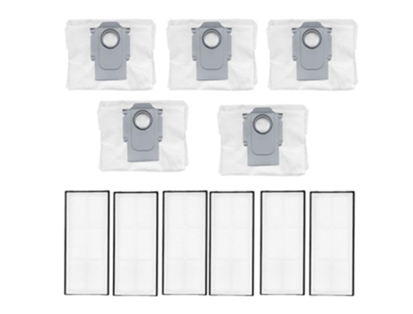 11 peças para roborock g10s/g10s pro robot varredor s7 filtro saco de pó