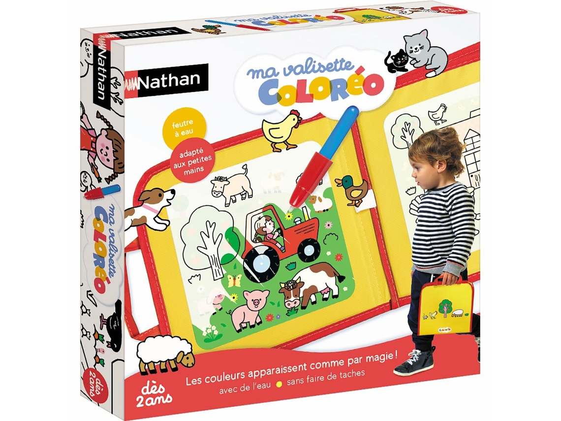 Set De Dibujo Nathan My Coloreo Suitcase