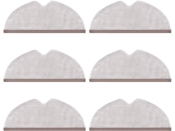RNEMITERY Paquete de 6 paños de limpieza para Xiaomi Roborock S5 S50 S51 S55 S6 S6 MAXV S5 MAX