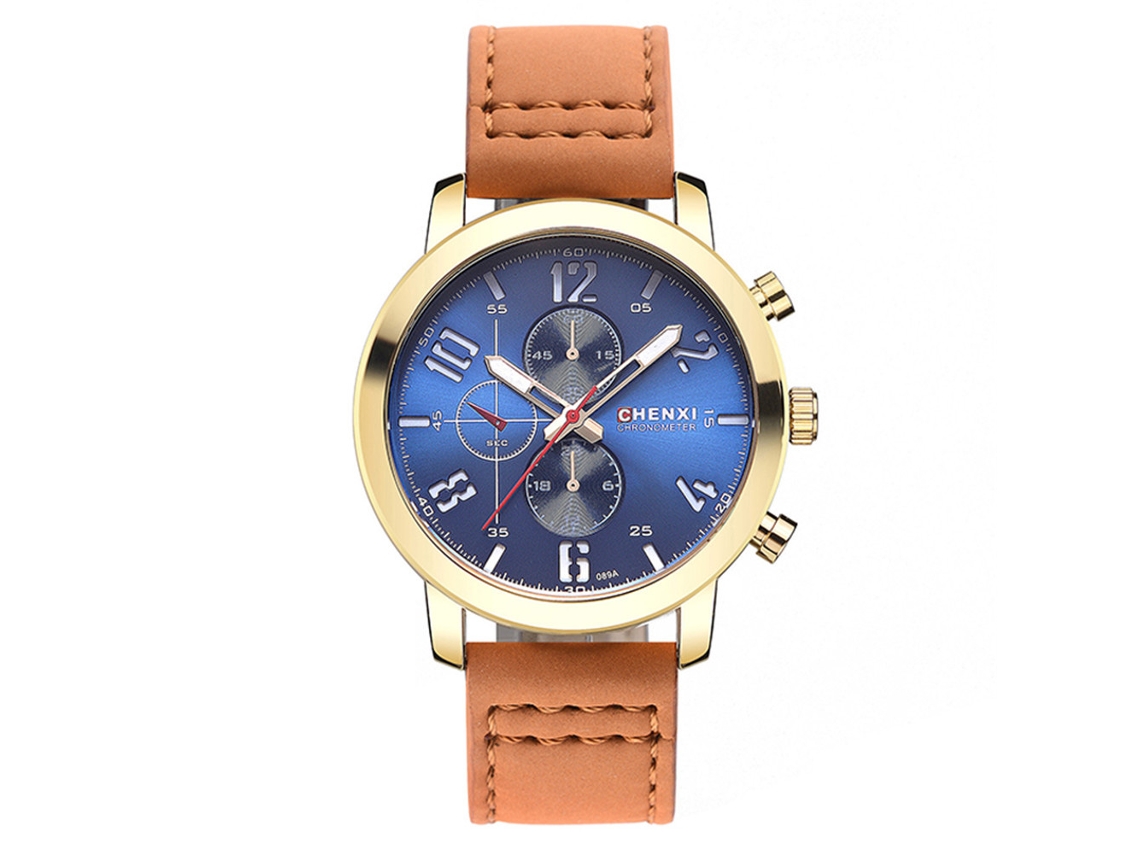 Reloj Hombre De Acero Inoxidable Resistente Al Agua Cuarzo Moderno De Moda