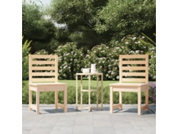 Sillas de jardín (2 unidades, 50 x 48 x 91,5 cm), pino macizo, DKD Home Decor