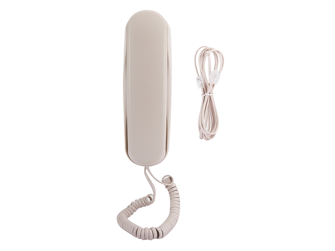 Teléfono De Escritorio Y Pared De Doble Función Tc990 Abs Beige Para Habitaciones De Hotel, Hogares, Ascensores Y Baños.