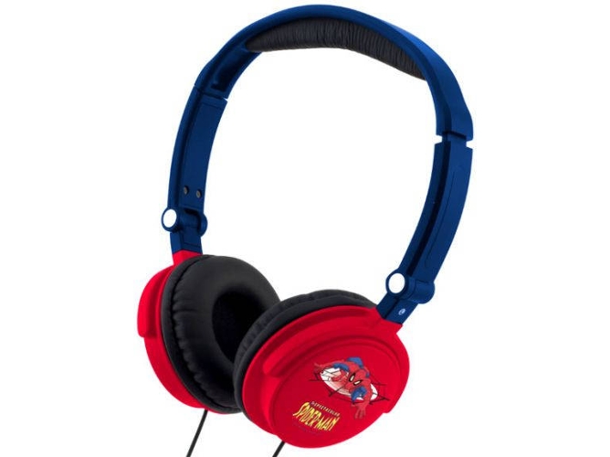 Auriculares con Cable LEXIBOOK HP010SP Spider Man (On Ear - Negro)