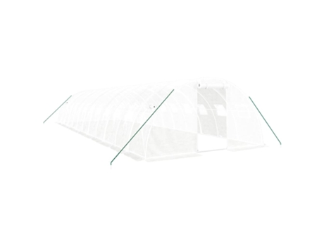 Invernadero VIDAXL con Estructura de Acero Blanco 48 m² 12x4x2 m