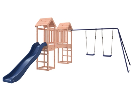 Parque Infantil De Exterior VIDAXL Marrón Madera