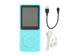 Reproductor Mp4 Con Tarjeta Insertada Y Grabación De Libros Electrónicos, Pantalla Tft Hd De 1.8 Pulgadas, Fm, Azul