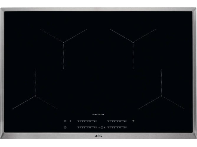 Placa de Inducción AEG IKB84431XB (Eléctrica - 76.6 cm - Negro)