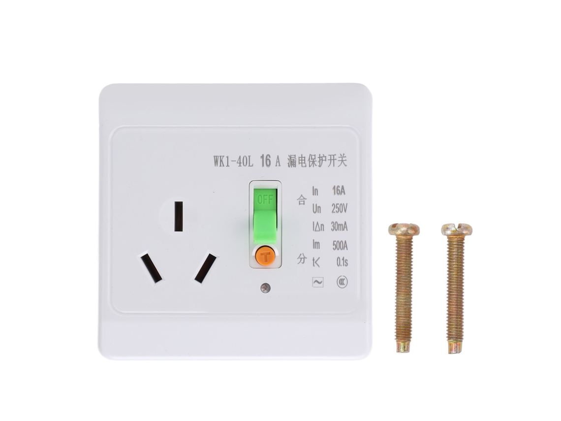 Protector De Fuga De Corriente 16a Receptáculo Estable Interruptor Para Aires Acondicionados Hogareño