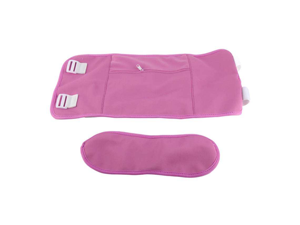 Kit De Envoltório De Óleo De Ricino Ajustável Reutilizável Lavável (cintura E Pescoço)