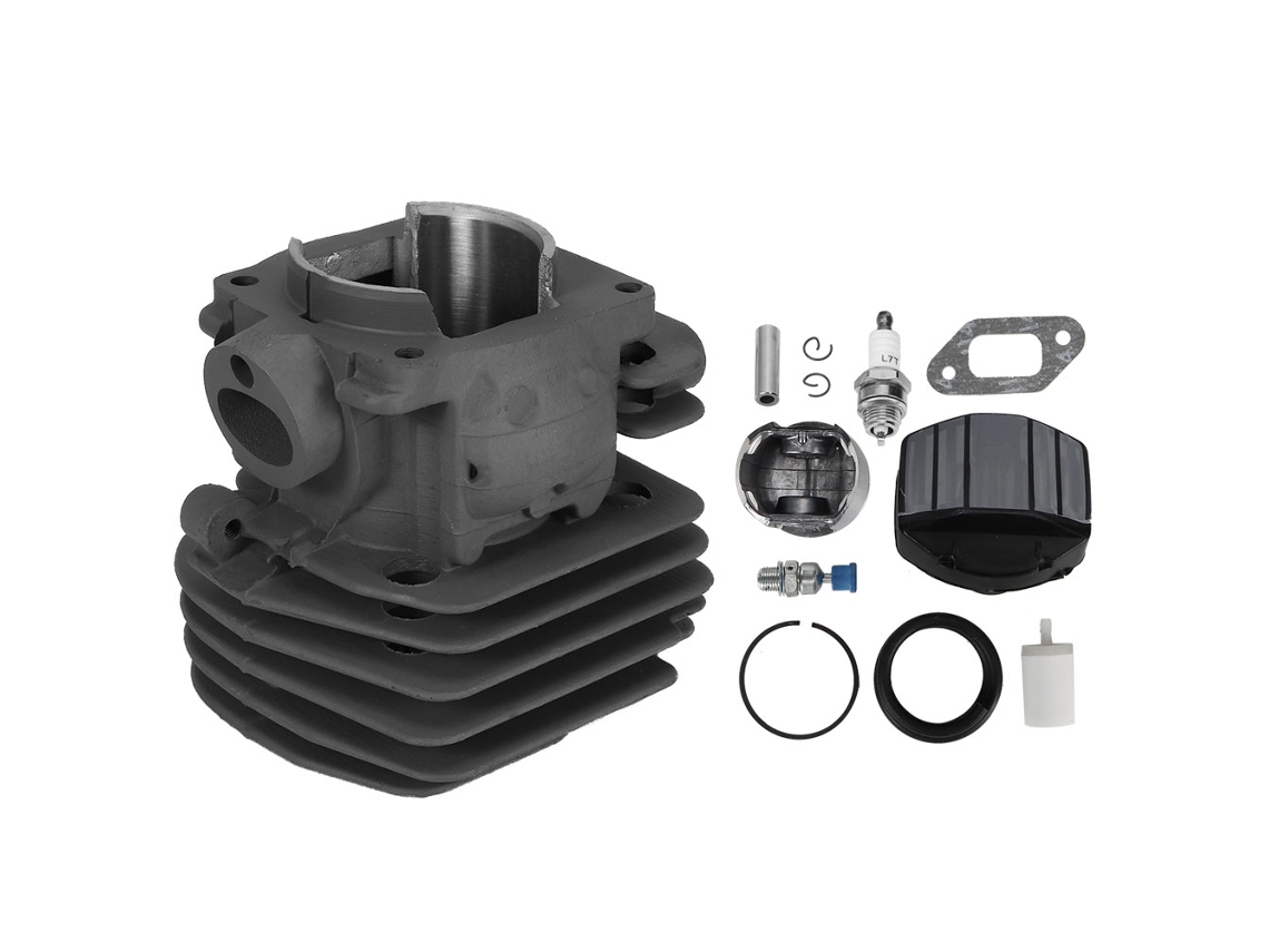 Conjunto De Cilindro Con Filtro De Aire Y Válvula De Descompresión Para Motosierras Husqvarna 357, 357xp, 359 Y 357xp Epa De 47 Mm.