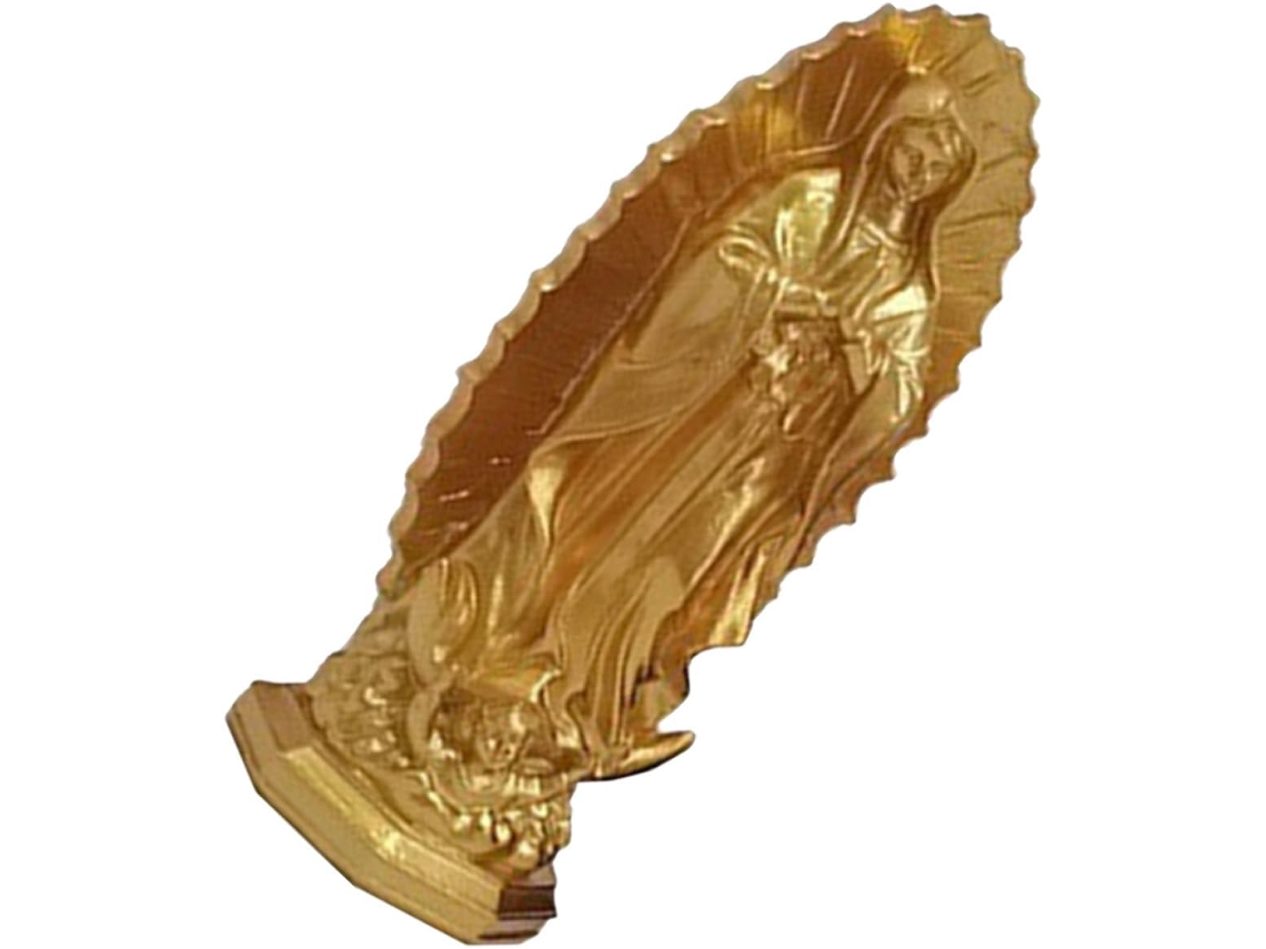 Estatua Decorativa Virgen María Hecha Resina Hogar Oficina Estructura Robusta Diseño Clásico Sencillo Elegante