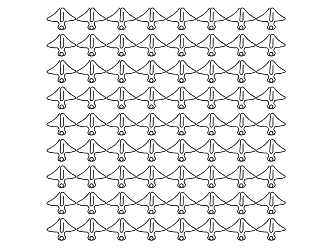 100 Mini Clips De Papel Metálicos Con Forma De Hongo, Ideales Para La Oficina, La Escuela Y El Hogar.