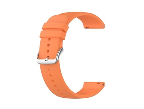 Correa para Garmin Forerunner 645 Music 20 mm Correa de reloj de silicona de color sólido naranja VENISYMLIS