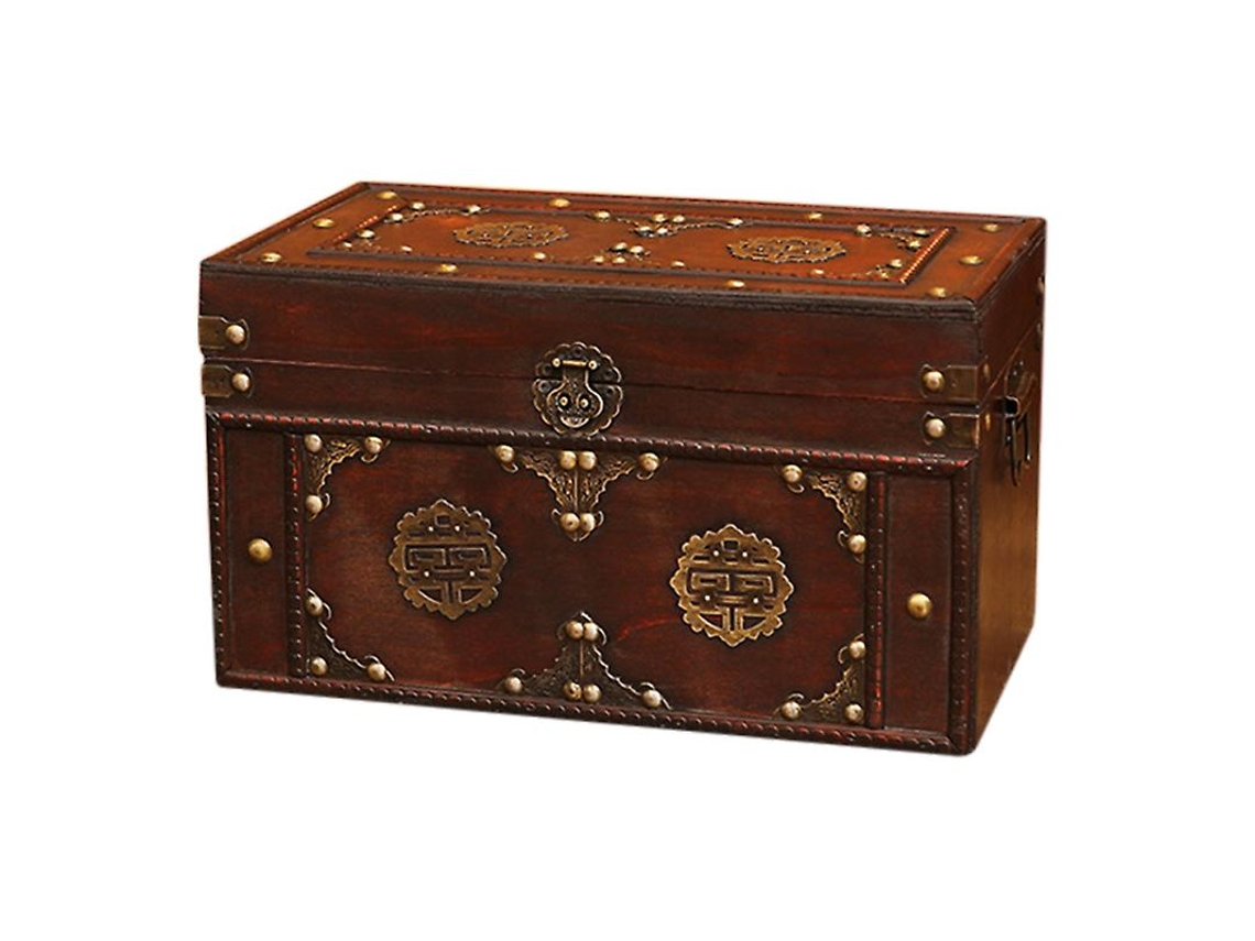1 Uds caja del tesoro de madera ALLINLESS