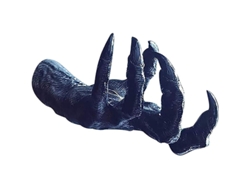 Escultura De pared De Mano De Bruja De resina negra Repisa Para Joyería Decoración Gotica adornos De Halloween