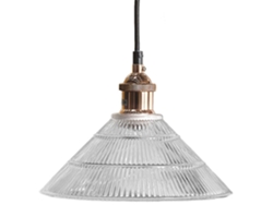 Lámpara de techo BELIANI Curone de Vidrio Cobrizo 25x25x129