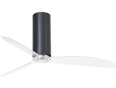 Ventilador de Techo FARO BARCELONA Tube Negro (32 W - Diámetro 128 cm)