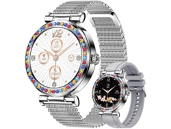 Reloj inteligente para mujer, con función de responder y hacer llamadas, resistente al agua hasta 5 ATM, con control del ritmo cardíaco, SPO2 y presión arterial, Bluetooth Yizhood