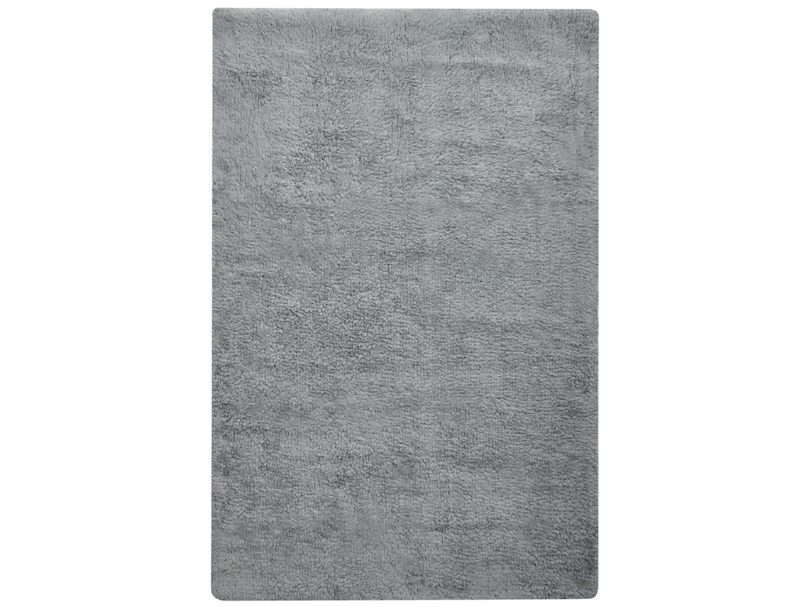 Tapete Casa De Banho Goela Cinzento 60 X 90 Cm Algodã£o