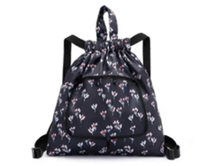 Mochila con cordón ajustable, plegable, resistente al agua, ideal para deportes, gimnasio, compras, playa, natación y viajes. GOKOCO