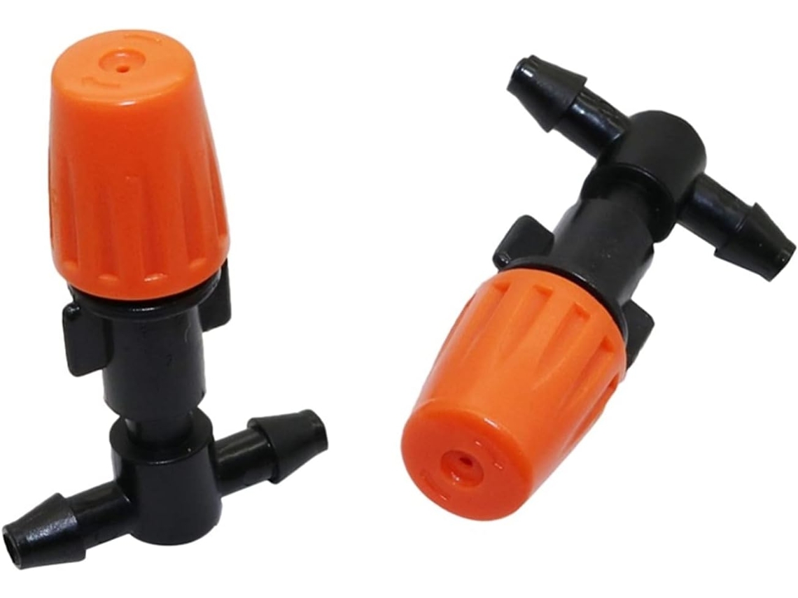 Sistema de riego por aspersión atomizada naranja para césped, pulverizador refrigerado | Sin marca