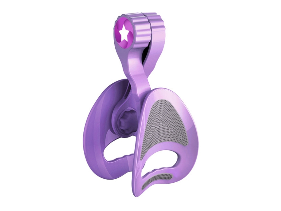 Omni-entrenador De Muslos Y Caderas Multifuncional Para Entrenamiento De Músculos Del Piso Pélvico Rehabilitación Postparto Hombres Mujeres Morado