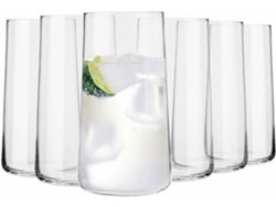 Vasos KROSNO GLASS Avant-garde (Vidrio - 6 Un - Transparente - 7.9 x 15)
