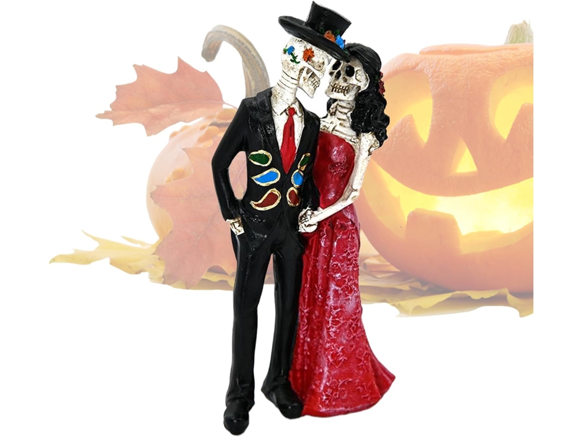Figuritas De Esqueletos En Miniatura Decoraciones G Ticas Para Bodas Y Esculturas Novios Resina Fiestas Jard N Estanque
