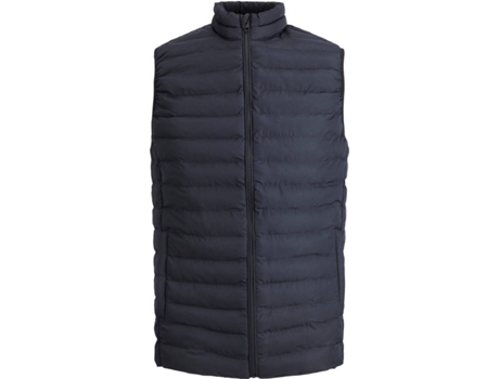 Chaleco JACK & JONES Poliéster Hombre (S - Negro)
