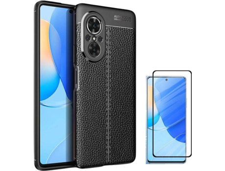Carcasa + Protector de Pantalla Huawei Nova 9 SE Full Cover 9H Negro