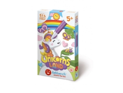 Set de pintura con arena Sabbiarelli Creative Unicorns 14x21 cm